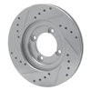 631-80010L Drilled/Slotted Brake Rotor [Silver], 1983-1987 Ford/Lincoln/Mercury/Mazda, Position: Front Left - image 4