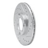 631-80010R Drilled/Slotted Brake Rotor [Silver], 1983-1987 Ford/Lincoln/Mercury/Mazda, Position: Front Right - image 3