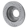 631-80012L Drilled/Slotted Brake Rotor [Silver], 1986-1988 Ford/Lincoln/Mercury/Mazda, Position: Front Left - image 4
