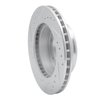 631-80012R Drilled/Slotted Brake Rotor [Silver], 1986-1988 Ford/Lincoln/Mercury/Mazda, Position: Front Right - image 4
