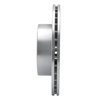 631-80013L Drilled/Slotted Brake Rotor [Silver], 1986-1991 Ford/Lincoln/Mercury/Mazda, Position: Front Left - image 3