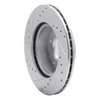 631-80013R Drilled/Slotted Brake Rotor [Silver], 1986-1991 Ford/Lincoln/Mercury/Mazda, Position: Front Right - image 4