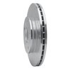 631-80016L Drilled/Slotted Brake Rotor [Silver], 1988-1992 Ford/Lincoln/Mercury/Mazda, Position: Front Left - image 2