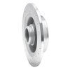 631-80017L Drilled/Slotted Brake Rotor [Silver], 1988-1992 Ford/Lincoln/Mercury/Mazda, Position: Rear Left - image 4