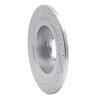 631-80023R Drilled/Slotted Brake Rotor [Silver], 1990-1993 Ford/Lincoln/Mercury/Mazda, Position: Rear Right - image 4