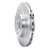 631-80027R Drilled/Slotted Brake Rotor [Silver], 1992-2003 Ford/Lincoln/Mercury/Mazda, Position: Front Right - image 2
