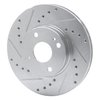 631-80030L Drilled/Slotted Brake Rotor [Silver], 1994-2002 Ford/Lincoln/Mercury/Mazda, Position: Front Left - image 2