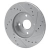 631-80030L Drilled/Slotted Brake Rotor [Silver], 1994-2002 Ford/Lincoln/Mercury/Mazda, Position: Front Left - image 4