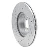 631-80030R Drilled/Slotted Brake Rotor [Silver], 1994-2002 Ford/Lincoln/Mercury/Mazda, Position: Front Right - image 4