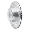 631-80031L Drilled/Slotted Brake Rotor [Silver], 1993-1995 Ford/Lincoln/Mercury/Mazda, Position: Front Left - image 2
