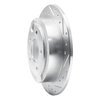 631-80033R Drilled/Slotted Brake Rotor [Silver], 1995-2002 Ford/Lincoln/Mercury/Mazda, Position: Rear Right - image 2