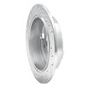 631-80033R Drilled/Slotted Brake Rotor [Silver], 1995-2002 Ford/Lincoln/Mercury/Mazda, Position: Rear Right - image 4