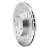 631-80034R Drilled/Slotted Brake Rotor [Silver], 1999-2003 Ford/Lincoln/Mercury/Mazda, Position: Front Right - image 2