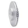 631-80035R Drilled/Slotted Brake Rotor [Silver], 2001-2002 Ford/Lincoln/Mercury/Mazda, Position: Front Right - image 2