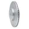 631-80036R Drilled/Slotted Brake Rotor [Silver], 2001-2005 Ford/Lincoln/Mercury/Mazda, Position: Front Right - image 2