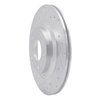 631-80044L Drilled/Slotted Brake Rotor [Silver], 2004-2011 Ford/Lincoln/Mercury/Mazda, Position: Rear Left - image 2