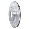 631-80044R Drilled/Slotted Brake Rotor [Silver], 2004-2011 Ford/Lincoln/Mercury/Mazda, Position: Rear Right - image 2