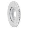 631-80045R Drilled/Slotted Brake Rotor [Silver], 2006-2007 Ford/Lincoln/Mercury/Mazda, Position: Front Right - image 4