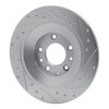 631-80046L Drilled/Slotted Brake Rotor [Silver], 2006-2007 Ford/Lincoln/Mercury/Mazda, Position: Rear Left - image 4
