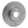 631-80048R Drilled/Slotted Brake Rotor [Silver], 2007-2013 Ford/Lincoln/Mercury/Mazda, Position: Front Right - image 2