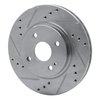 631-80050L Drilled/Slotted Brake Rotor [Silver], 2011-2015 Ford/Lincoln/Mercury/Mazda, Position: Front Left - image 2