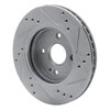 631-80050L Drilled/Slotted Brake Rotor [Silver], 2011-2015 Ford/Lincoln/Mercury/Mazda, Position: Front Left - image 4