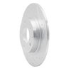 631-80051R Drilled/Slotted Brake Rotor [Silver], 2014-2021 Ford/Lincoln/Mercury/Mazda, Position: Rear Right - image 2