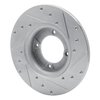 631-80054L Drilled/Slotted Brake Rotor [Silver], 1974-1984 Ford/Lincoln/Mercury/Mazda, Position: Front Left - image 4