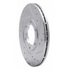 631-80056R Drilled/Slotted Brake Rotor [Silver], 1986-1993 Ford/Lincoln/Mercury/Mazda, Position: Front Right - image 2