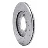 631-80056R Drilled/Slotted Brake Rotor [Silver], 1986-1993 Ford/Lincoln/Mercury/Mazda, Position: Front Right - image 4