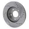 631-80062L Drilled/Slotted Brake Rotor [Silver], 1995-2006 Ford/Lincoln/Mercury/Mazda, Position: Front Left - image 4