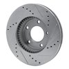 631-80063L Drilled/Slotted Brake Rotor [Silver], 1996-1998 Ford/Lincoln/Mercury/Mazda, Position: Front Left - image 4