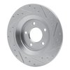 631-80064L Drilled/Slotted Brake Rotor [Silver], 2006-2015 Ford/Lincoln/Mercury/Mazda, Position: Rear Left - image 4
