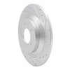 631-80064R Drilled/Slotted Brake Rotor [Silver], 2006-2015 Ford/Lincoln/Mercury/Mazda, Position: Rear Right - image 2