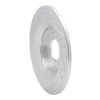 631-80064R Drilled/Slotted Brake Rotor [Silver], 2006-2015 Ford/Lincoln/Mercury/Mazda, Position: Rear Right - image 4
