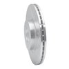 631-80065R Drilled/Slotted Brake Rotor [Silver], 2004-2015 Ford/Lincoln/Mercury/Mazda, Position: Front Right - image 2