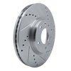 631-80066R Drilled/Slotted Brake Rotor [Silver], 2007-2012 Ford/Lincoln/Mercury/Mazda, Position: Front Right - image 2