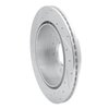 631-80067R Drilled/Slotted Brake Rotor [Silver], 2007-2012 Ford/Lincoln/Mercury/Mazda, Position: Rear Right - image 4
