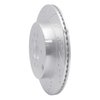 631-80068L Drilled/Slotted Brake Rotor [Silver], 2007-2015 Ford/Lincoln/Mercury/Mazda, Position: Rear Left - image 2