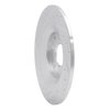 631-80070R Drilled/Slotted Brake Rotor [Silver], 2013-2018 Ford/Lincoln/Mercury/Mazda, Position: Rear Right - image 3