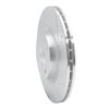 631-80073R Drilled/Slotted Brake Rotor [Silver], Fits Select Multiple Makes/Models, Position: Front Right - image 2