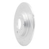 631-80075L Drilled/Slotted Brake Rotor [Silver], 2016-2018 Ford/Lincoln/Mercury/Mazda, Position: Rear Left - image 2