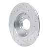 631-80079L Drilled/Slotted Brake Rotor [Silver], Fits Select Ford/Lincoln/Mercury/Mazda, Position: Rear Left - image 4