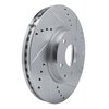 631-80080R Drilled/Slotted Brake Rotor [Silver], 2016-2019 Ford/Lincoln/Mercury/Mazda, Position: Front Right - image 2