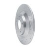 631-80083L Drilled/Slotted Brake Rotor [Silver], Fits Select Ford/Lincoln/Mercury/Mazda, Position: Rear Left - image 2