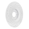 631-80085R Drilled/Slotted Brake Rotor [Silver], Fits Select Ford/Lincoln/Mercury/Mazda, Position: Rear Right - image 4