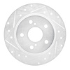 631-91000L Drilled/Slotted Brake Rotor [Silver], 2011-2016 Lexus/Toyota/Scion, Position: Rear Left - image 1