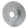 631-91001L Drilled/Slotted Brake Rotor [Silver], 2012-2015 Lexus/Toyota/Scion, Position: Front Left - image 2