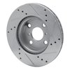 631-91001L Drilled/Slotted Brake Rotor [Silver], 2012-2015 Lexus/Toyota/Scion, Position: Front Left - image 4