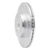 631-91001R Drilled/Slotted Brake Rotor [Silver], 2012-2015 Lexus/Toyota/Scion, Position: Front Right - image 2